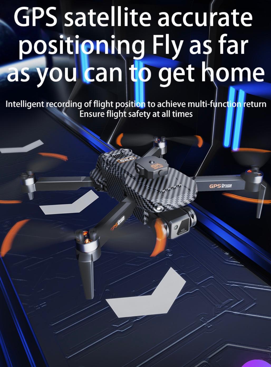 S25PRO GPS/LCD Display/ Double 4K Camera/Brushless Motors/ Obstacle Avoidance/ Foldable Design 4KHD Aerial Photography Drone
