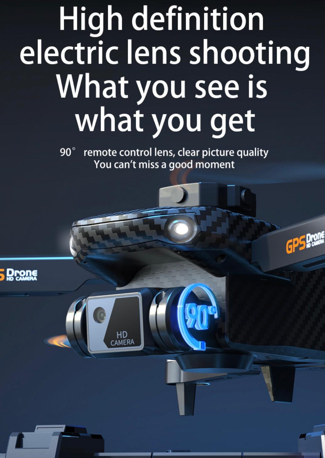 S25PRO GPS/LCD Display/ Double 4K Camera/Brushless Motors/ Obstacle Avoidance/ Foldable Design 4KHD Aerial Photography Drone