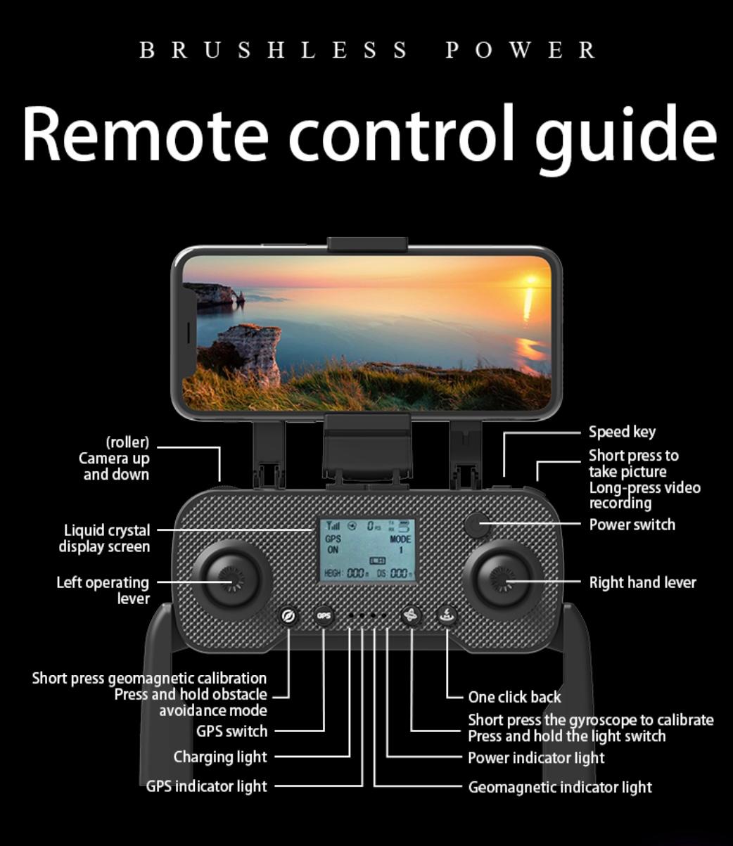 S25PRO GPS/LCD Display/ Double 4K Camera/Brushless Motors/ Obstacle Avoidance/ Foldable Design 4KHD Aerial Photography Drone