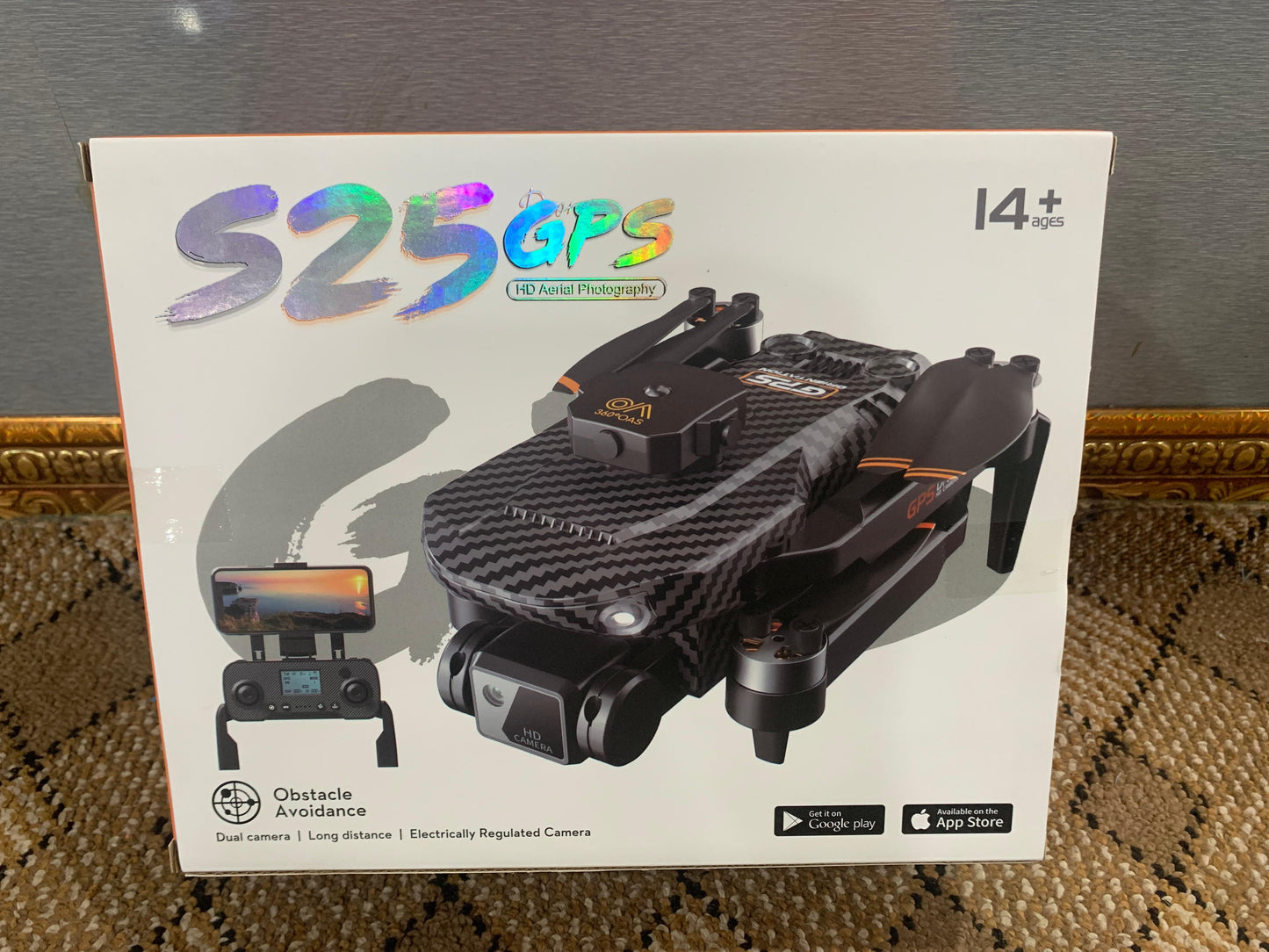 S25PRO GPS/LCD Display/ Double 4K Camera/Brushless Motors/ Obstacle Avoidance/ Foldable Design 4KHD Aerial Photography Drone