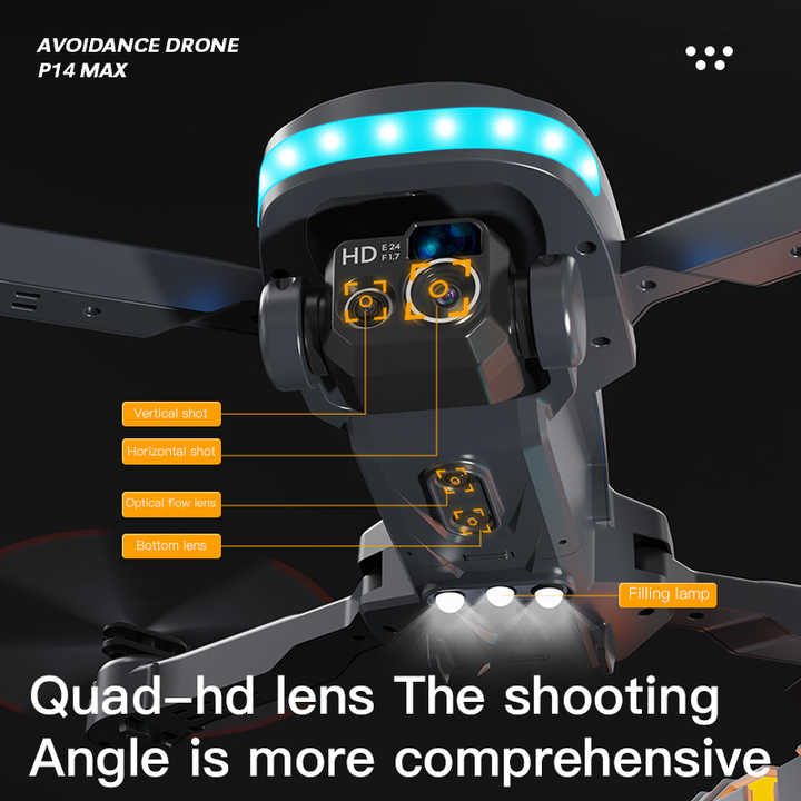 P14/15PRO Foldable Camera Drone High Quality Camera Drone High Quality Obstacle Avoidance