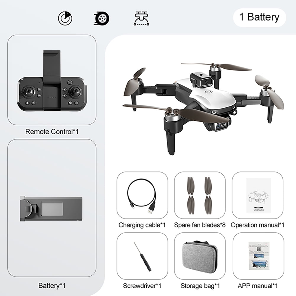 New S2S Brushless Folding 6K HD Dual Lens Stream WIFI Drone