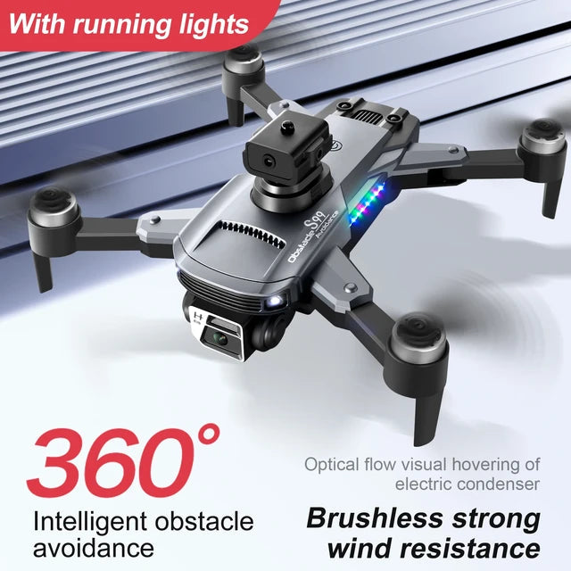 S99MAX Double Camera Foldable Drone Brushless Motors Drones With High Quality of obstacle avoidance (Free Combo Smart Watch) Mrsalepoint