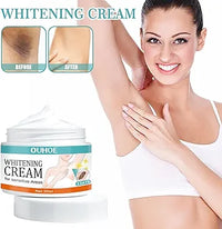 Linsition Underarm White Cream for Women, Underarm Cream with Natural Formula - Cream Against Dark Spots, Nourishes, Moisturises Under the Armpits, Neck, Knees, Elbows