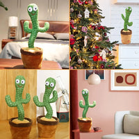 Dancing Cactus with Electronic Movement, Lights and 120 Songs. House Decoration. Internal Battery