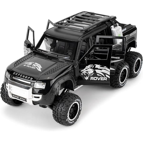 Diecast Off-Road Jeep with Light & Sound