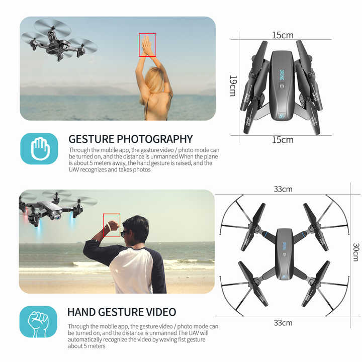 S173 Vanguard Foldable Camera Drone High Quality Camera Drone