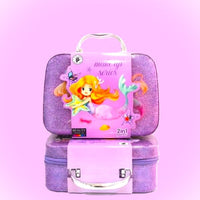 Realistic Makeup Kit Beauty Bag For Girls Make-up Bag 2 in 1 Makeup Kit