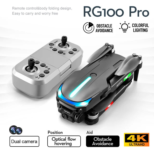 RG100Pro Brushless Motors Drones Foldable Camera Drone High Quality Obstacle Avoidance Camera Drone with New Packing