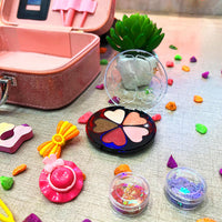 Realistic Makeup Kit Beauty Bag For Girls Make-up Bag 2 in 1 Makeup Kit