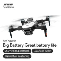New S2S Brushless Folding 6K HD Dual Lens Stream WIFI Drone
