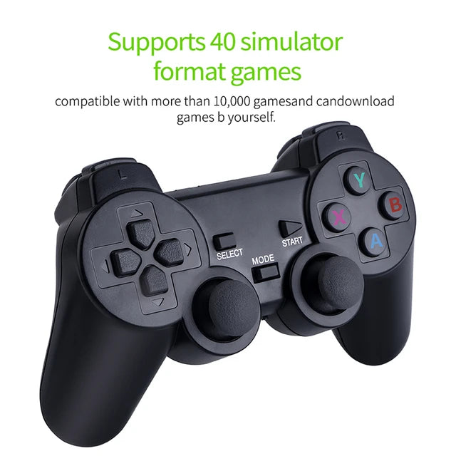 Video Game Console 2.4G Double Wireless Controller Game Stick 4K 10000 Games 64GB / 32GB Retro Games for PS1/GBA