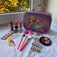 Realistic Makeup Kit Beauty Bag For Girls Make-up Bag 2 in 1 Makeup Kit