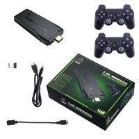 Video Game Console 2.4G Double Wireless Controller Game Stick 4K 10000 Games 64GB / 32GB Retro Games for PS1/GBA