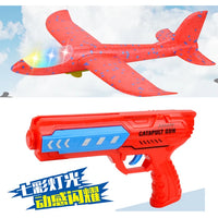 Flying Airplane Toys,Glider Planes for Kids,Electric Power & Throwing Foam Glider Airplane Gifts for Boys Girls Adults Family Outdoor Sport Party