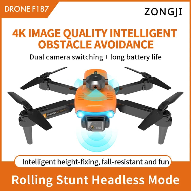 F187 Foldable Camera Drone High Quality Camera Drone with Free Bag