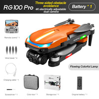 RG100Pro Brushless Motors Drones Foldable Camera Drone High Quality Obstacle Avoidance Camera Drone with New Packing