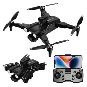 F167 drone 4K dual cameras obstacle avoidance optical wifi fpv foldable brushless Helicopter RC Drone Profesional Quadcopter