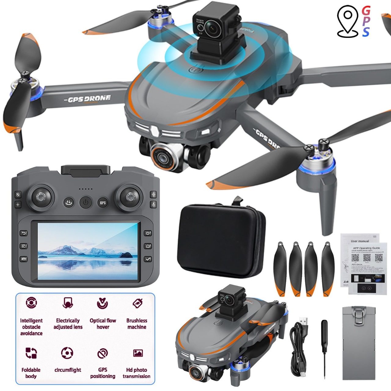 New S28GPS Global Positioning Intelligence Aerial Photography Drone High Quality Brushless Motors Drones With Unique Design