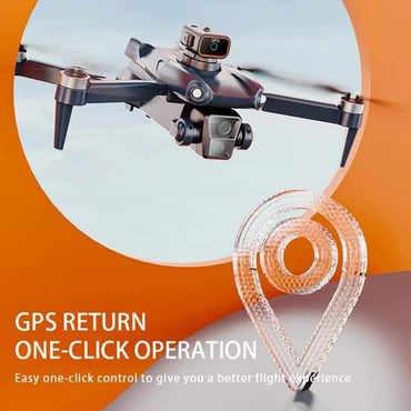 P25PRO Foldable Drone Brushless Motors Drones GPS Tracker Drone With Free Smart Watch