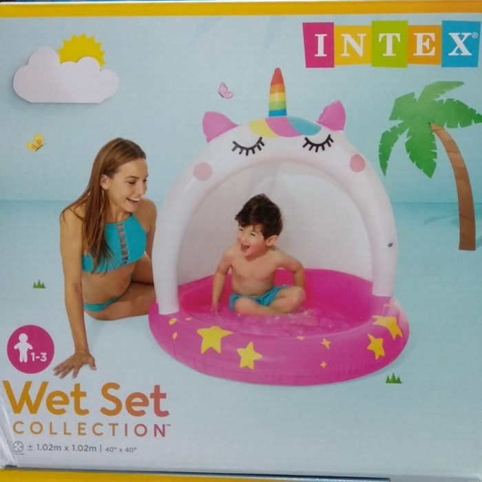 58438 Intex Caticorn Baby Pool ( 40" x 40" )