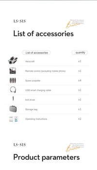 S1S Drone 5G Wifi 4K Professional 8K HD Camera Brushless Motors 360° Obstacle Avoidance Optical Flow RC Foldable Quadcopter