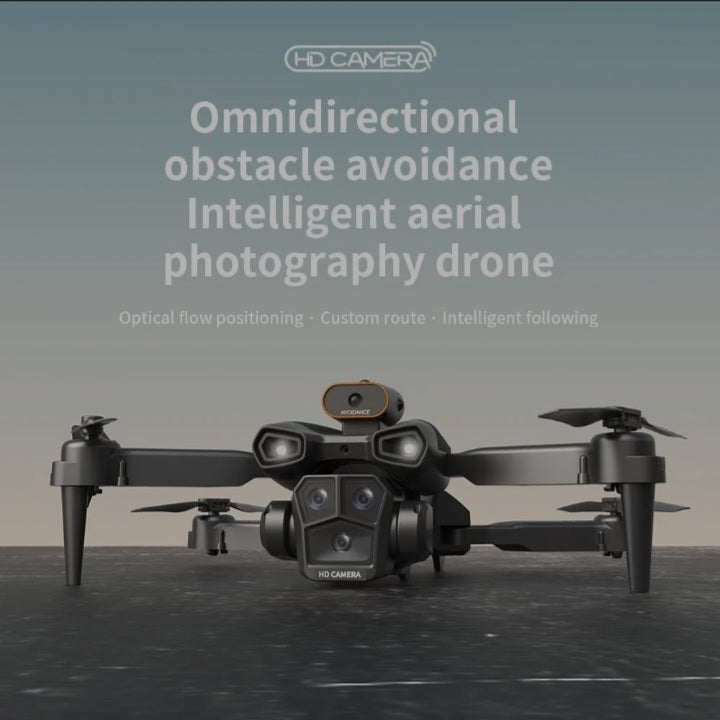 DM90 Triple HD Camera Drone With 360 Rotation & Obstacle Avoidance