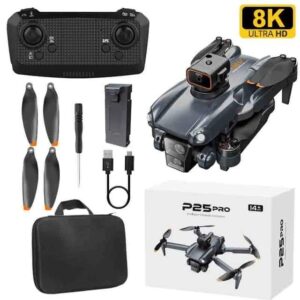 P25PRO Foldable Drone Brushless Motors Drones High Quality Tripple Camera Drone Stable Flight Drone