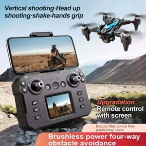 K12MAX SCREEN LCD DISPLAY GPS BRUSHLESS MOTORS AVOIDANCE OBSTACLE OPTICAL FLOW DRONE WITH TRIPLE CAMERA AND CARRYING BAG