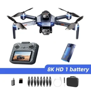 New GT8 Tripple Camera Drone High Quality Brushless Motor Drone