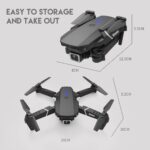 E88PRO Foldable Camera Drone High Quality Obstacle Avoidance Drone - Image 16