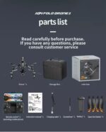 New H34 360° Rotatable HD Camera Drone With Obstacle Avoidance High Quality Realistic Camera With Carry Bag - Image 7