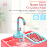Kitchen & Sink Dishwasher Basin Vegetables Toy Set Kids Pretend Toys Blue| Green|Orange - Image 11