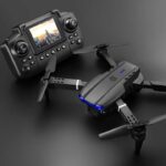 E99PRO Foldable Camera Drone With LCD Display Double Camera Drone With Obstacle Avoidance - Image 3
