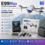 NEW E99MAX Camera Drone With LCD Remote High Quality Obstacle Avoidance Camera Drone