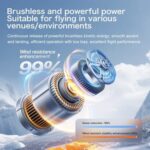 New GT8 Tripple Camera Drone High Quality Brushless Motor Drone With High Quality Realistic Obstacle Avoidance - Image 9