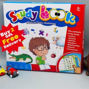 intelligence book sound book for children, english letters & words learning book, fun educational toys. activities with numbers, shapes, animals phonetic learning book for toddlers.