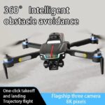 J6PRO Brushless Drone with Obstacle Avoidance & Dual Camera – Foldable RC Quadcopter - Image 4