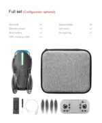 New RG100Pro Dual Camera With Brushless Motors Foldable Camera Drone With Obstacle Avoidance - Image 7