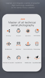 JS23Pro Double Camera Foldable Drone - Image 5