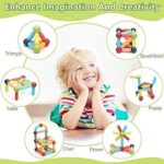 Magnetic Building Block Toy Set Designed For Children Aged 3 and Up.