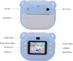 DIY Instant Digital Camera for Kids – 1080P HD Video ???? | Dual Lens Selfie ???? | Instant Ink-Free Thermal Printing ????️ | 2.4” IPS Screen | 2X Optical Zoom - Image 5