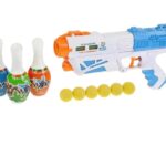 2-in-1 Magic Gun, functions as both a water blaster and a soft foam ball shooter