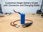 2000Mah Drone Battery With Charging Cable And Connector High Power Batteries For All Kinds Of Camera Drone