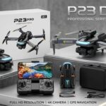 P23PRO Brushless Motor Foldable Camera Drone High Quality Tripple Camera Drone With Obstacle Avoidance ( With Customized Extra Battery If Needed)