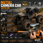 Camera Car Remote Control 4K Vedio Record Car 4WD Drive 15KM speed OFF Road Car Toy For Kids 2.4GHz Remote Control Monster Truck Mobile Attach Camera
