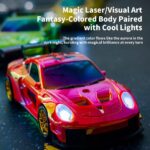 2.4G RC Drift Car with LED Light Remote Control Racing Car Vehicle Replaceable Tire Competition Race Car Toy - Image 4