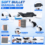 Star Wars Stormtrooper Soft Bullet Gun – Safe Foam Dart Blaster Toy for Kids