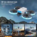 XJ2 Foldable Camera Drone Brushless Motors With Rechargeable Touch Control High Quality Obstacle Avoidance Camera Drone - Image 2
