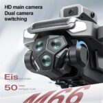 M66 Foldable LCD Remote Controller With Back Camera Touch Display High Quality Brushless Motors Camera Drone - Image 11